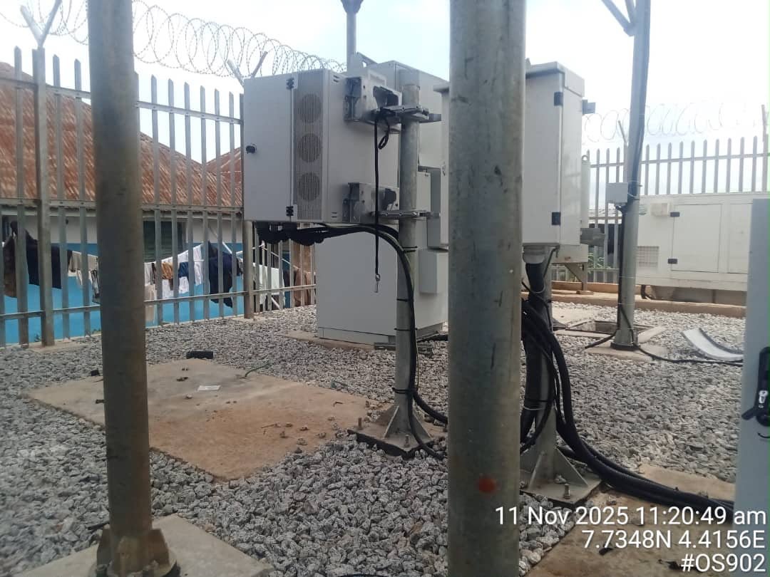 Outdoor electrical and equipment cabinets installed